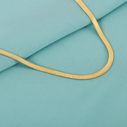 Gold Plated Snake Chain for Women – elegant and lightweight gold plated necklace for any occasion