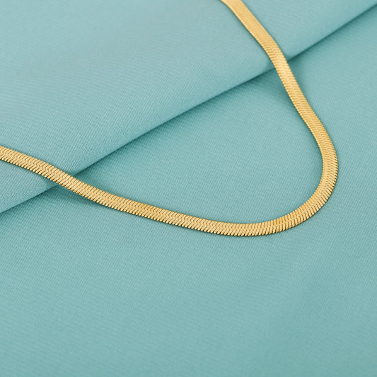 Gold Plated Snake Chain for Women – elegant and lightweight gold plated necklace for any occasion