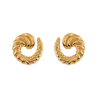 Gold Twisted Hoop Earrings For Women – elegant and versatile gold hoop earrings for everyday style