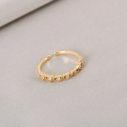 Golden Crown AT CZ Ring For Women – stylish ring with a modern twist for fashion-forward looks