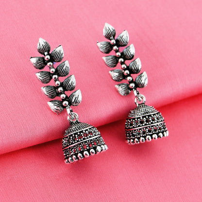 Oxidized Jhumka Combo Set For Women – 4 Pairs budget-friendly jhumka combo offer with free shipping
