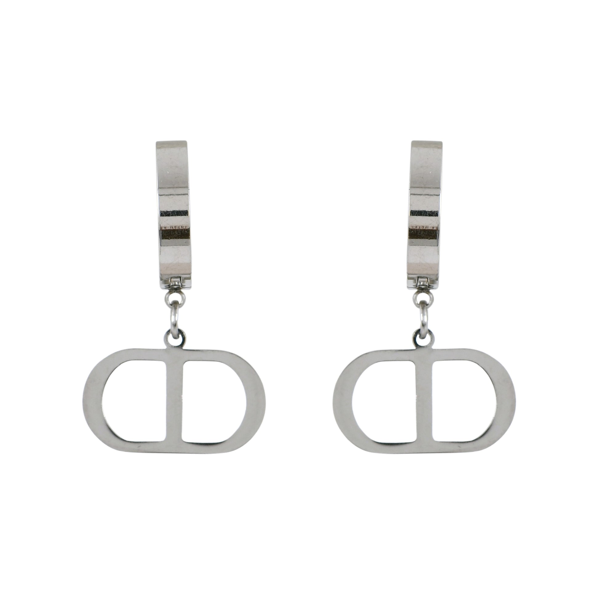 Silver Minimal Hoop Drops Earrings For Women – stylish and trendy silver earrings to match any outfit
