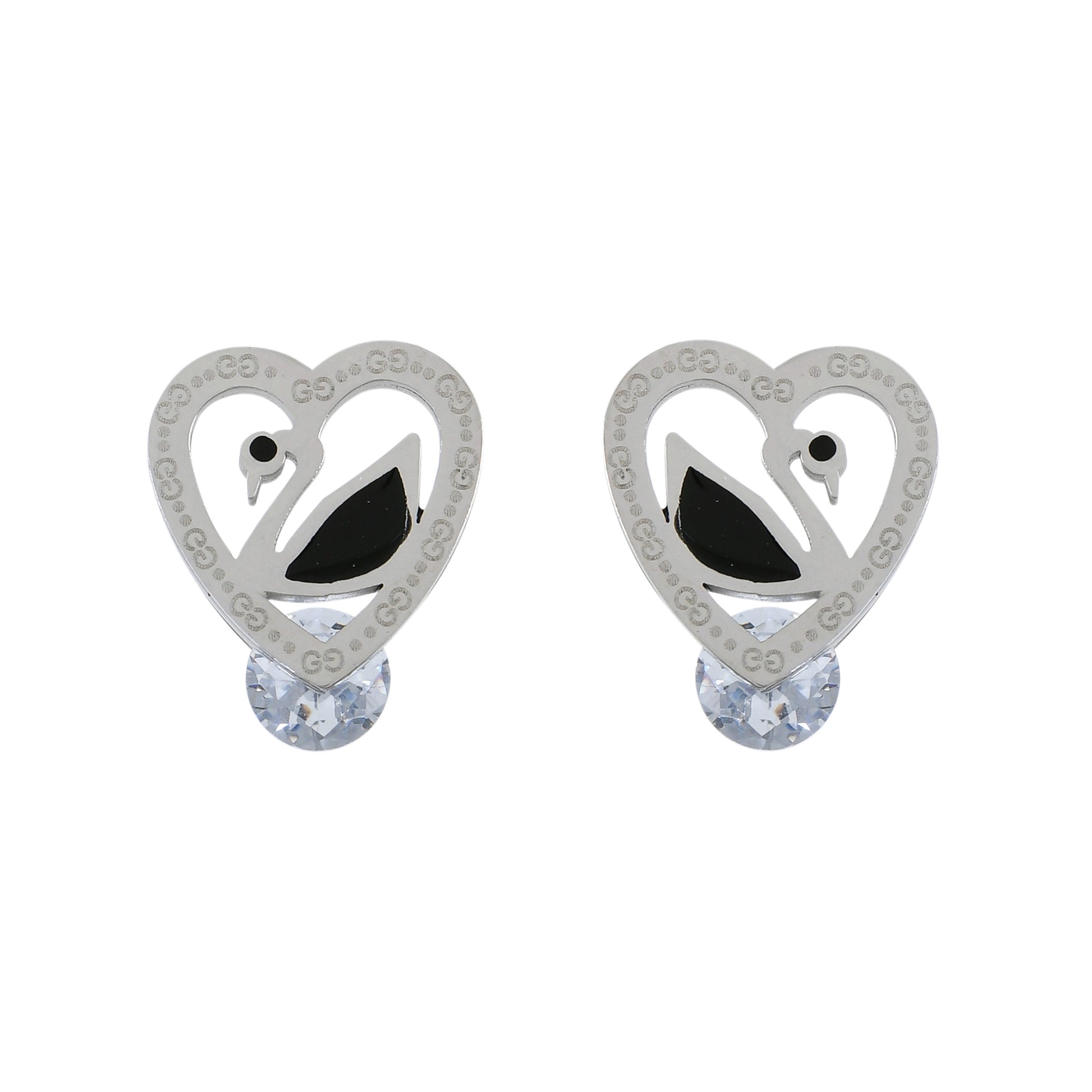Silver Swan Stud Earrings For Women – trendy and elegant women's stud earrings silver style