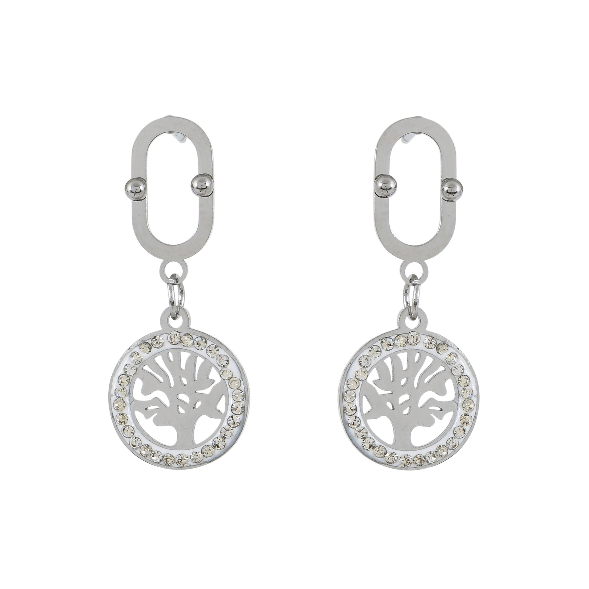 Silver Tree Drop Earrings For Women – shop trendy silver drop earrings online with free delivery